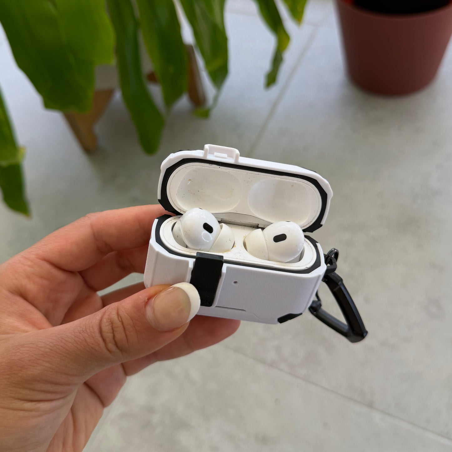 Magnetic Security Lock for Airpods Pro 2 & Airpods 4 Shockproof Case